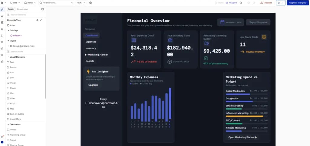 bubble no code platform