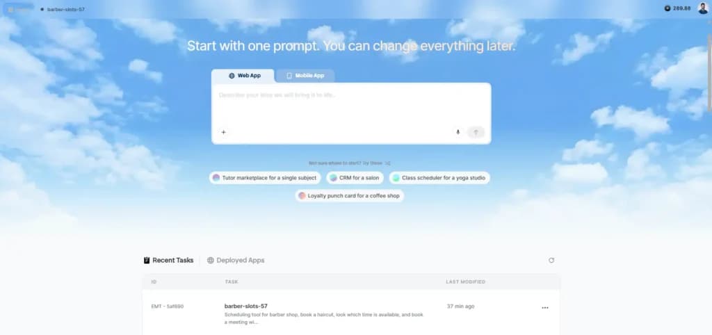 Emergent –Building Full-Stack Apps No Coding Required