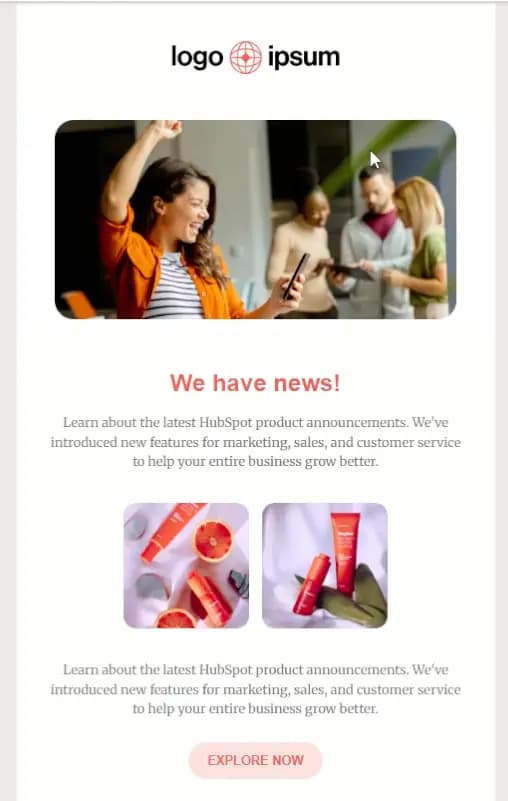 hubspot email editor